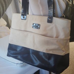 Kate spade canvas tote bag